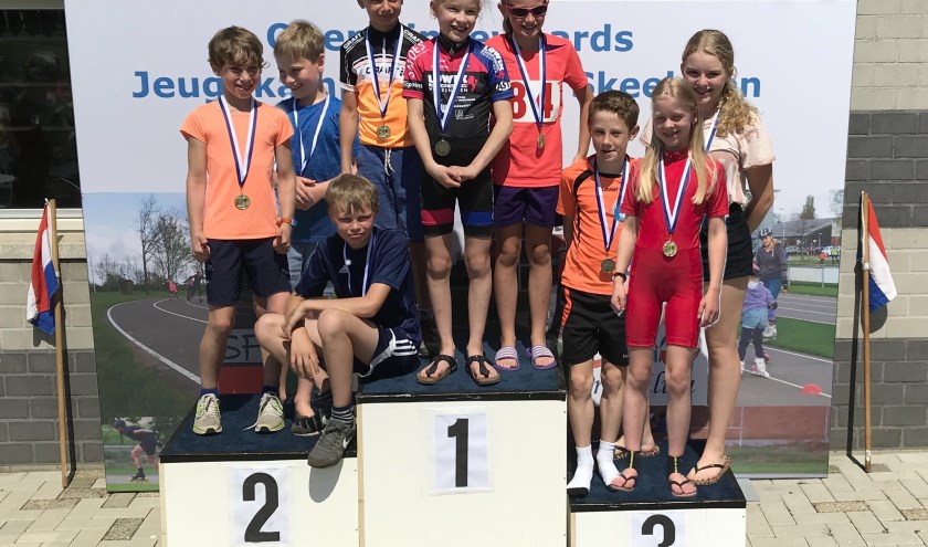 Negen keer goud. (foto: Boddesprinters)
