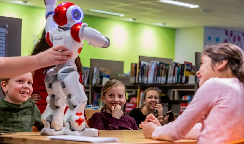 Robots in de bieb. (foto: Marcel Krijgsman)
