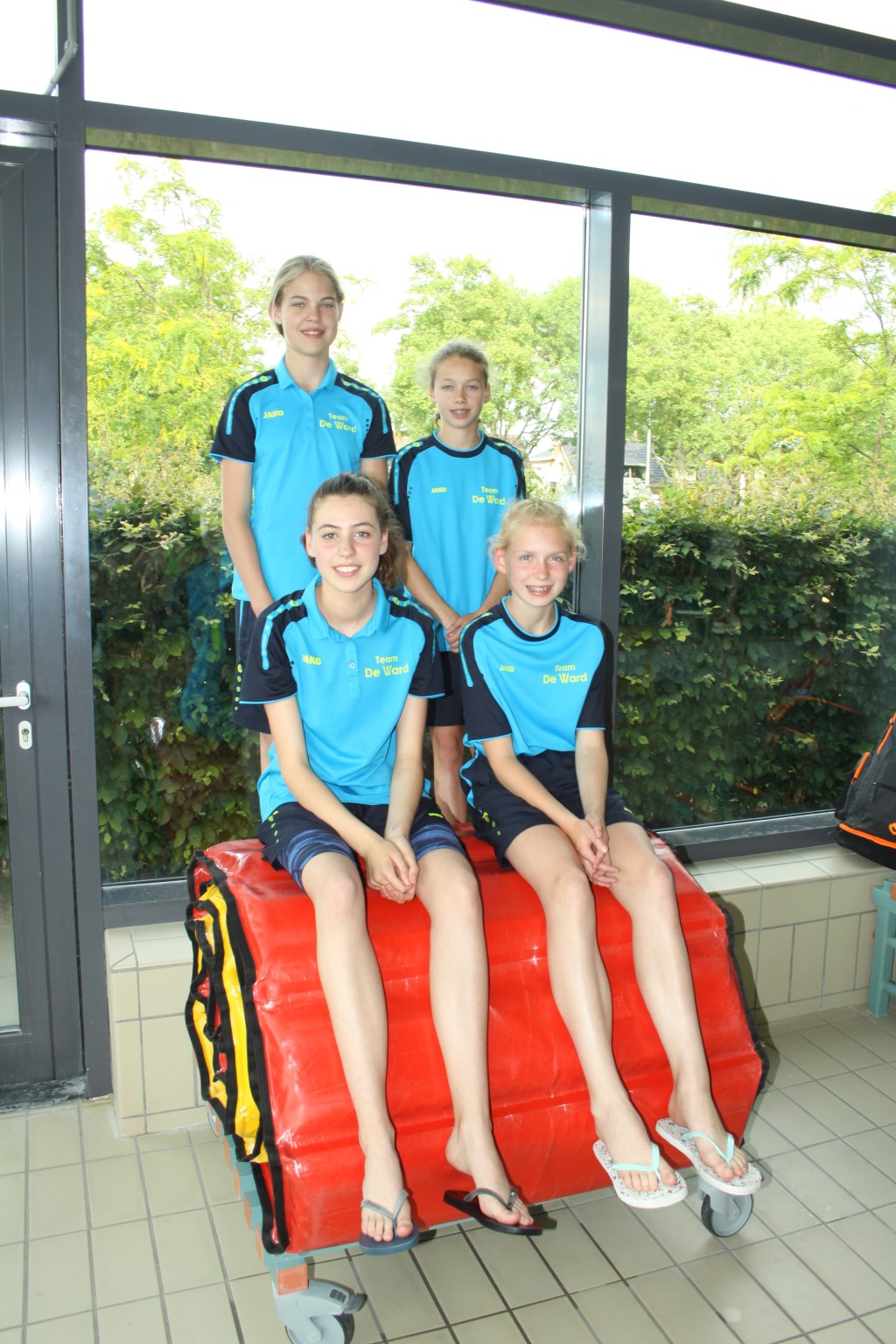 Iris, Nienke, Claudia en Inge
