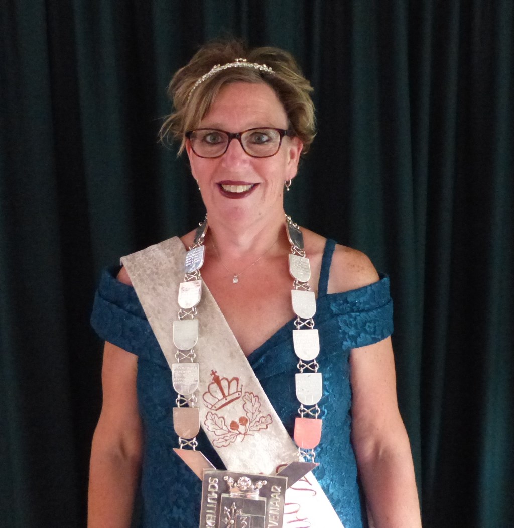 Onze eerste koningin Mascha Brouwer. (foto: Fred van Uem)