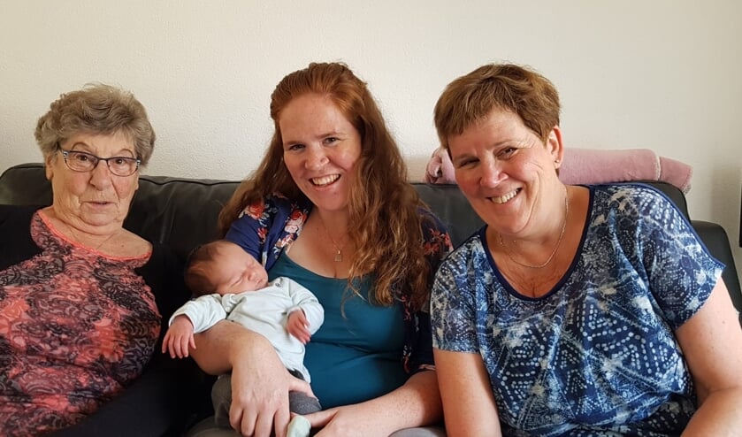 Vier generaties. (foto: Dionna Verheijen-Ederveen)