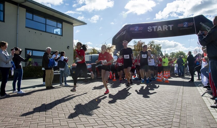 Start 5 kilometer HeteRun 2018. (foto: Gabi van Breenen)